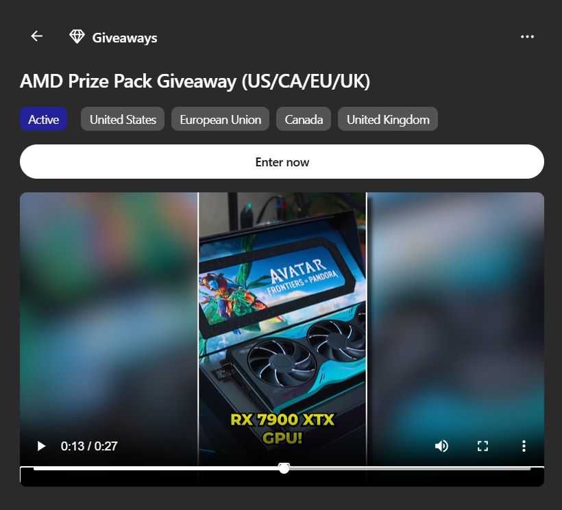 Lenevo AMD Giveaway May 2025