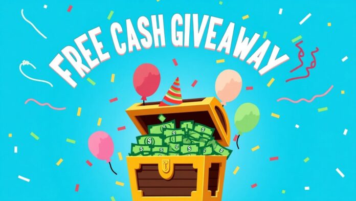 Free Cash Giveaway Free Cash Giveaway